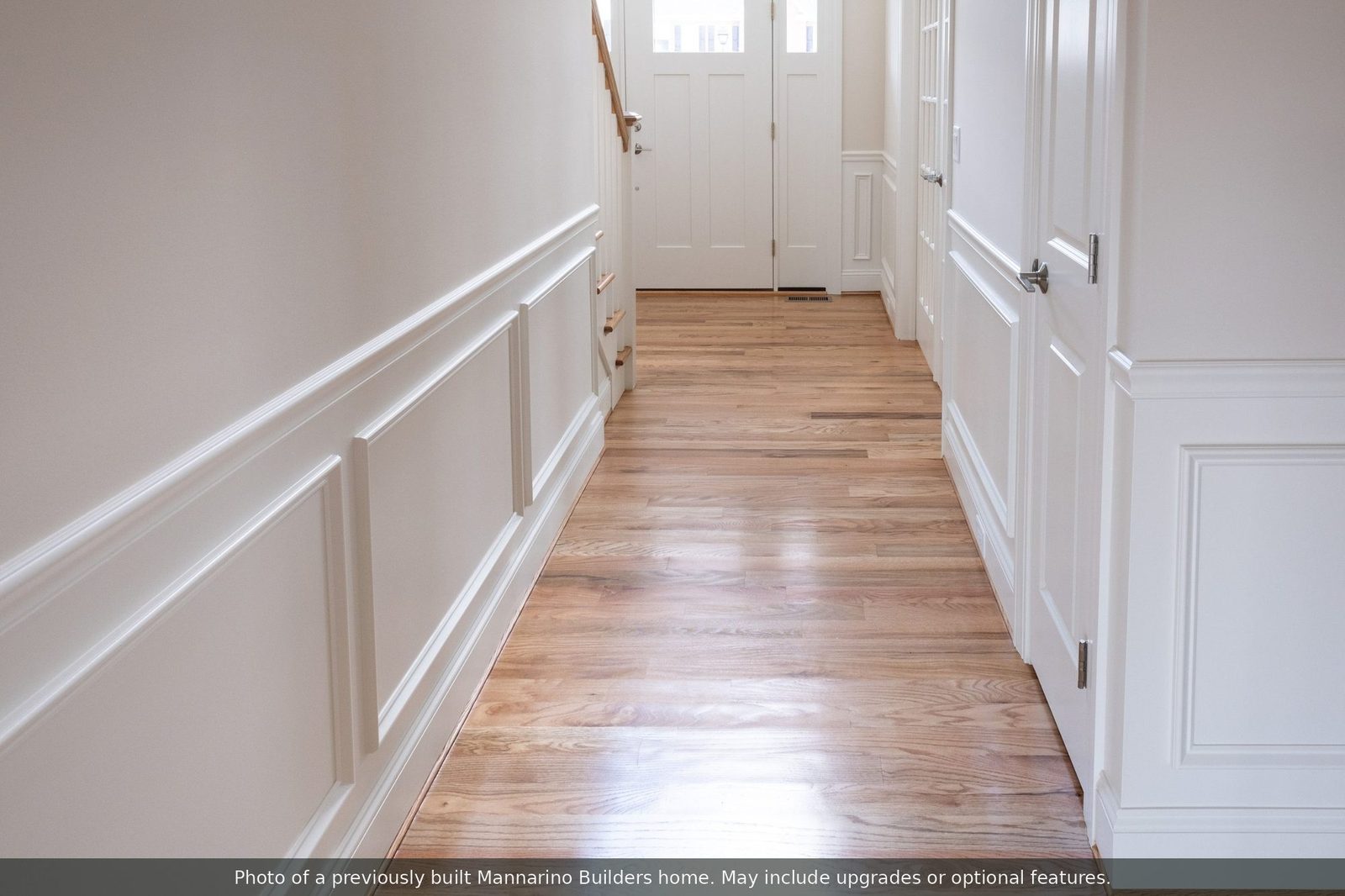 The Ellsworth: foyer hallway with wainscoting