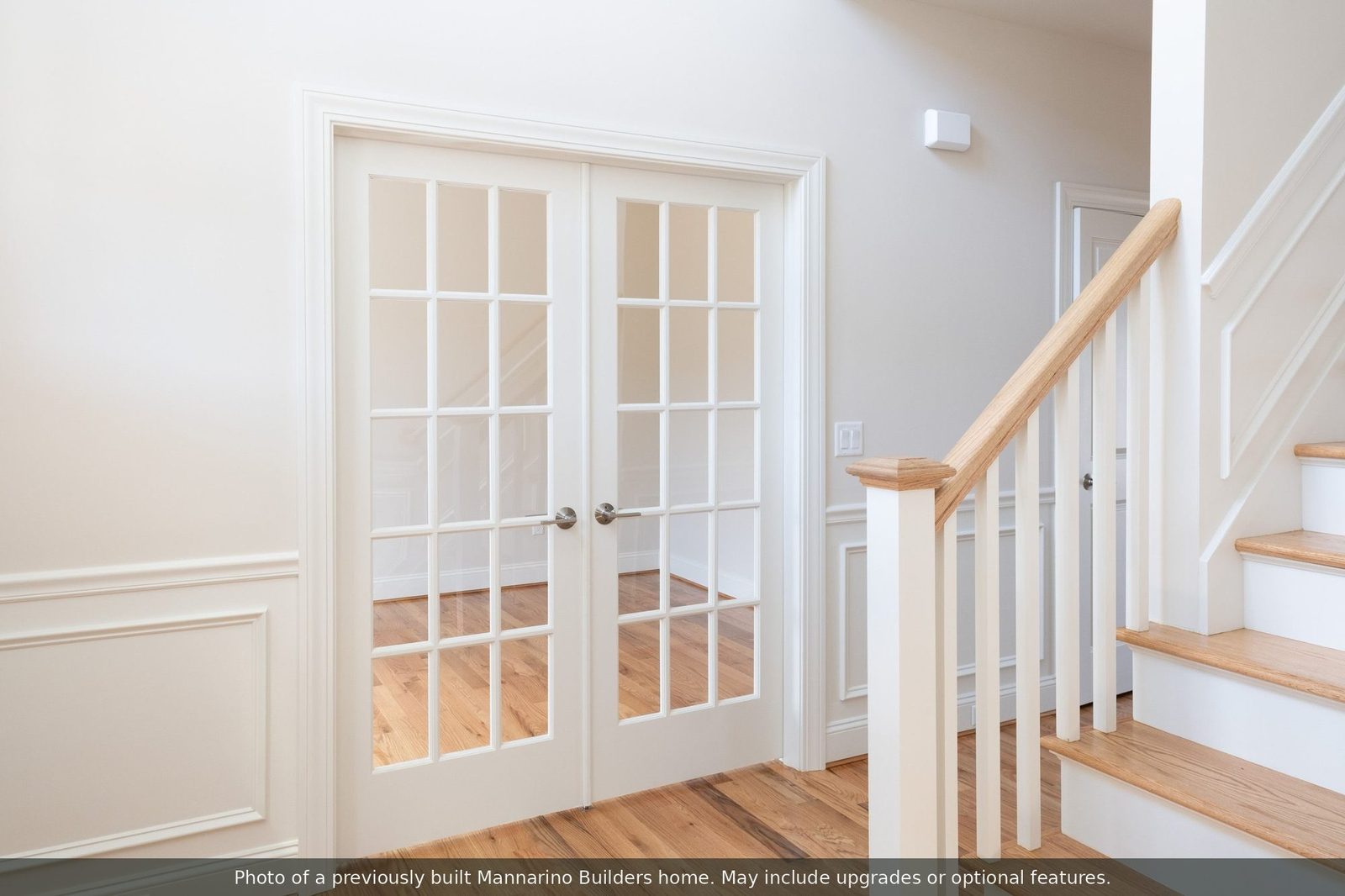 The Ellsworth: study French doors and stairs