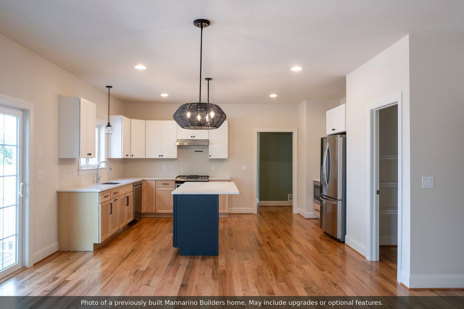 The Ellsworth: kitchen with island