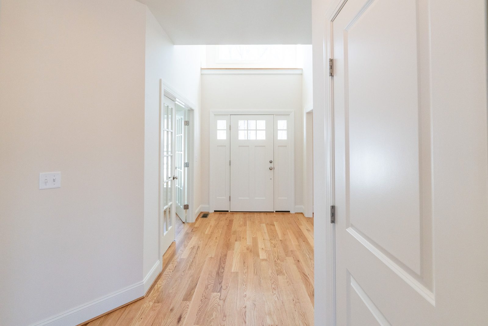 The Groton: two-story foyer