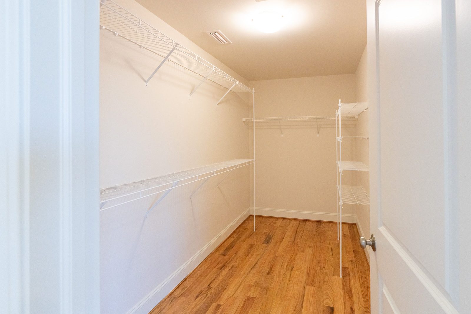 The Groton: primary walk-in closet