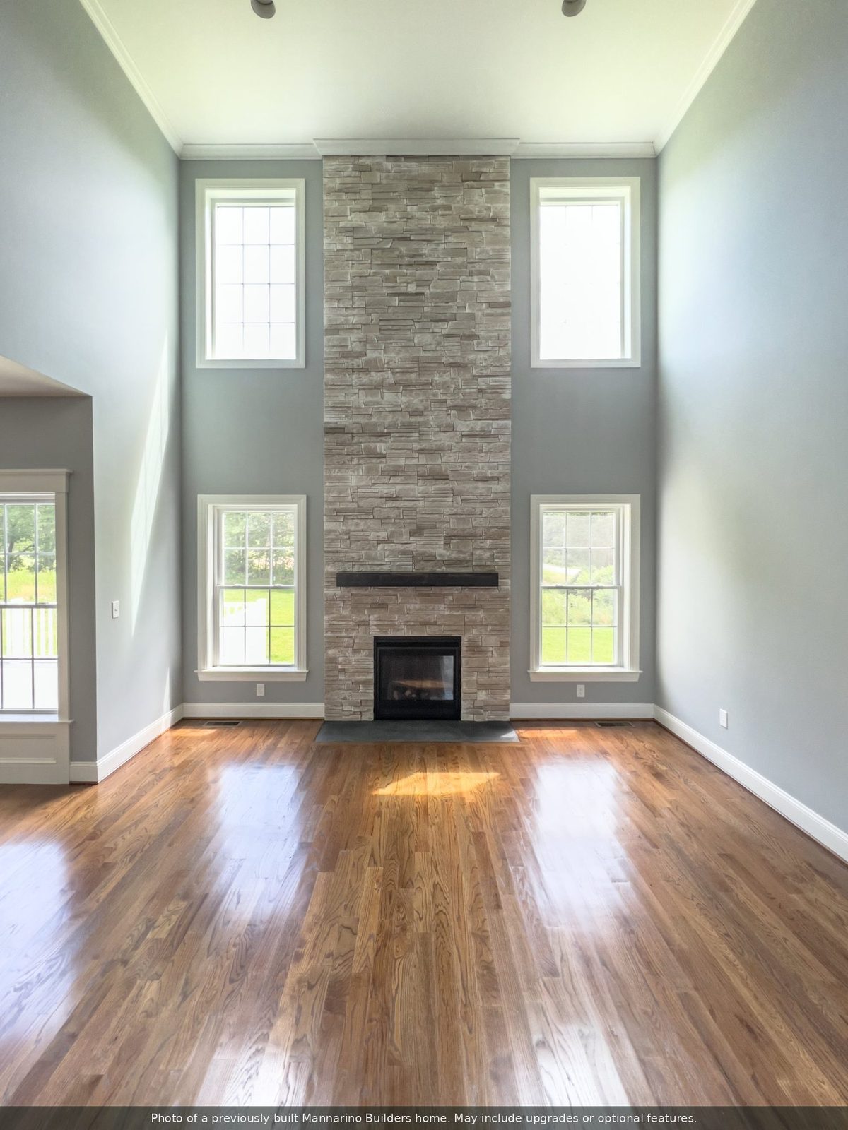 The Warwick: great room fireplace