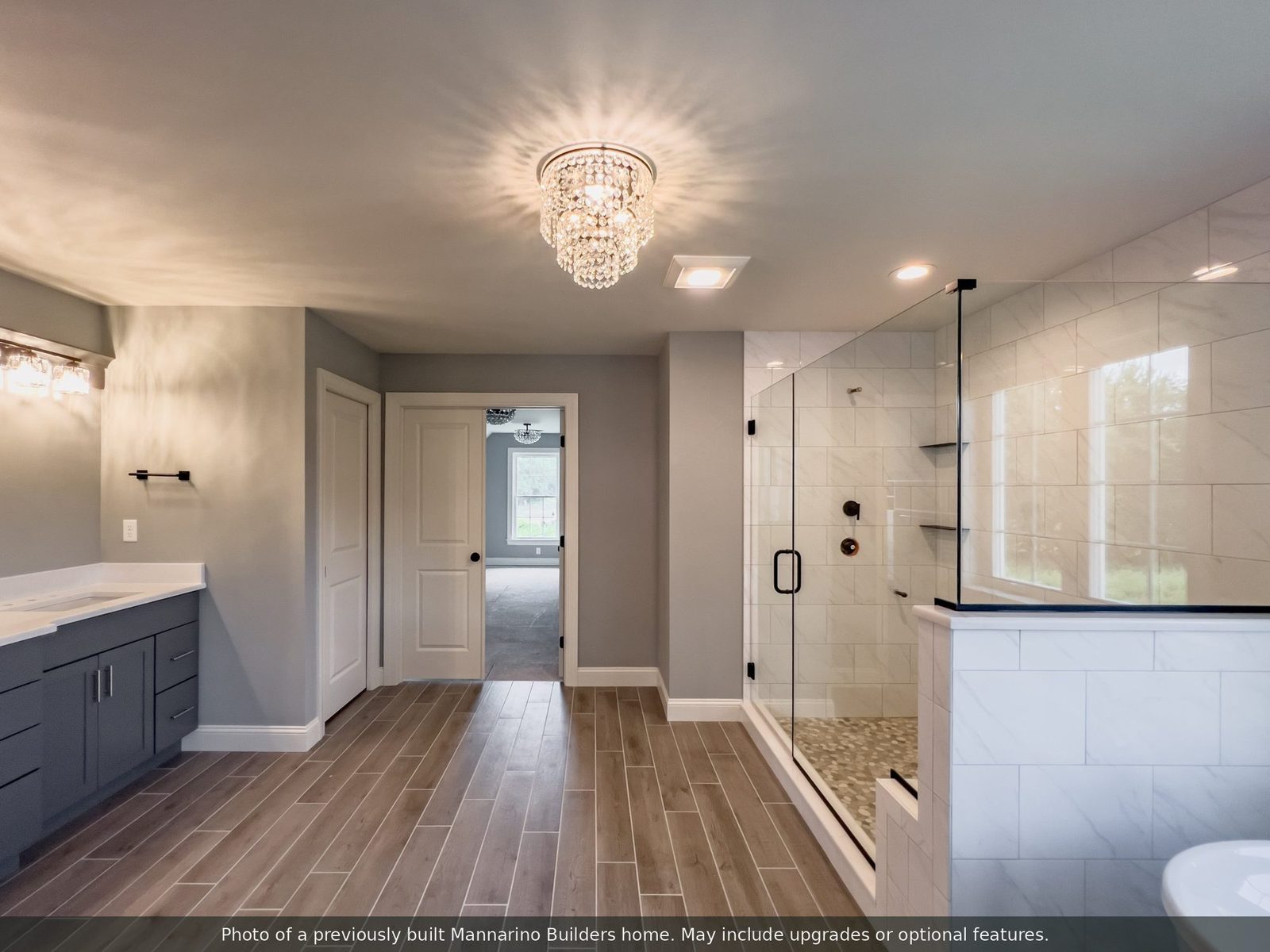 The Warwick: primary bath and shower